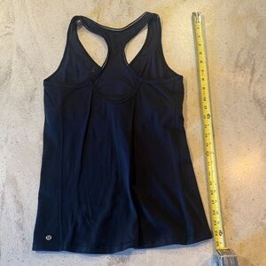 Lululemon Athletica Black Racerback Tank Top